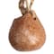 Hello Honey® 21.5" Brown Stoneware Hanging Vases on Jute Rope with Reactive Glaze